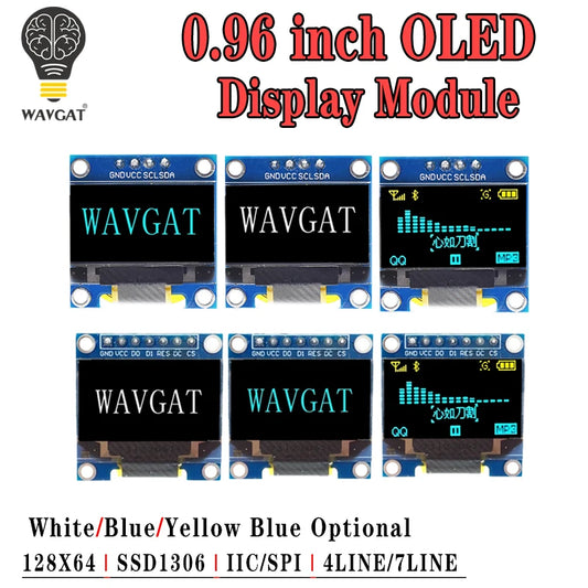 Pantalla OLED WAVGAT IIC Serial para Arduino