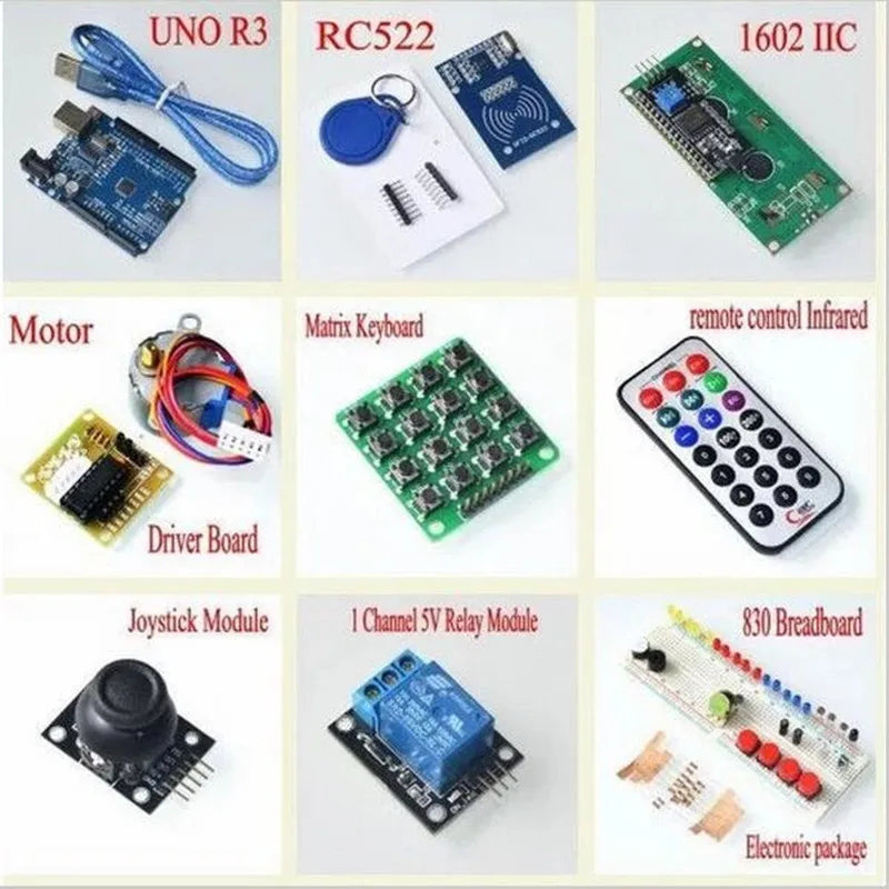 Kit de inicio de Arduino UNO R3 EQV