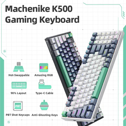 Teclado mecánico USB K500 MACHENIKE