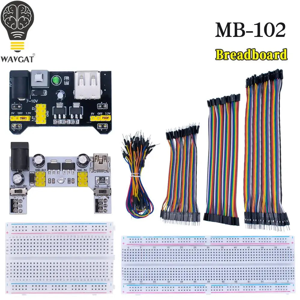 Juego para Arduino WAVGAT Breadboard 830