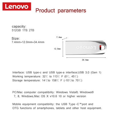 Memoria flash USB 3.0 Lenovo