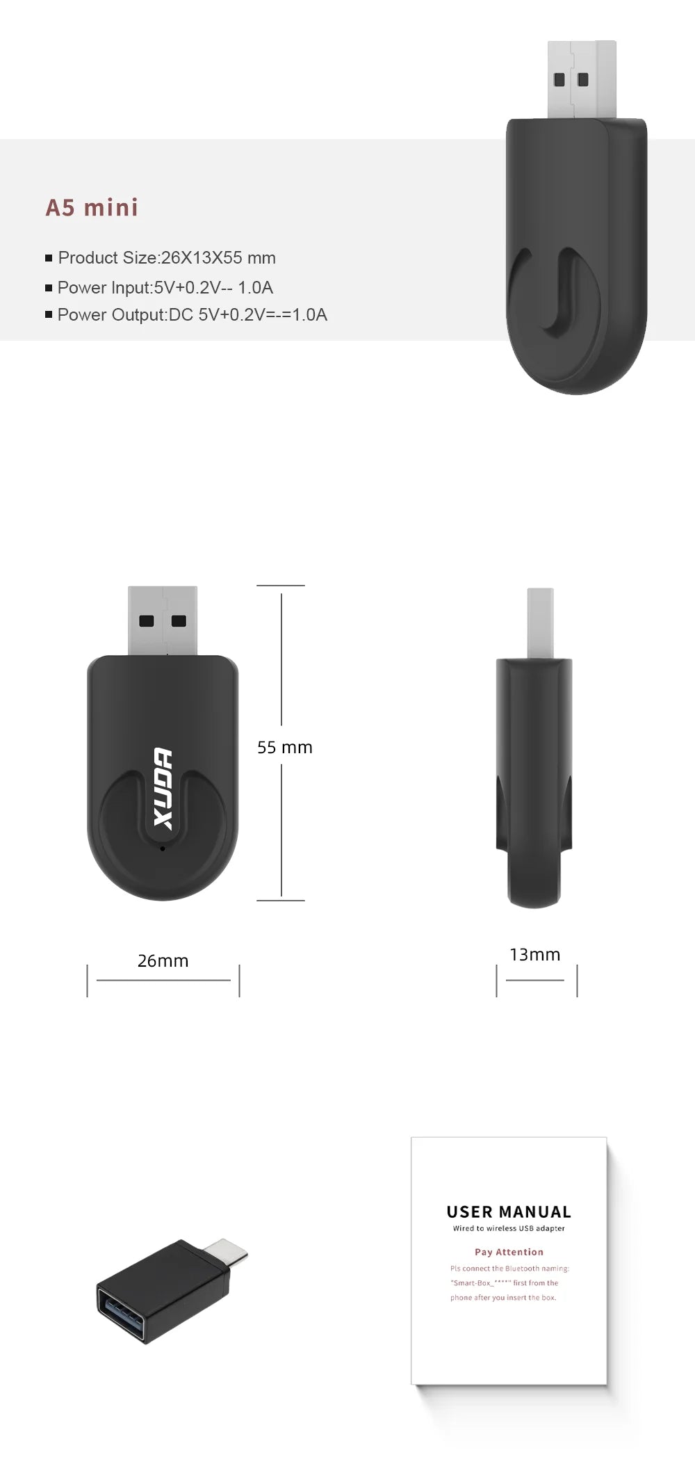 Adaptador Bluetooth para carro XUDA